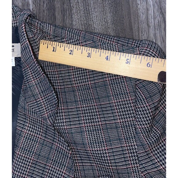 SHERIDAN SQUARE WOMENS JACKET BLAZER SZ 12 BROWN PLAID BUTTON UP LS - Picture 10 of 14